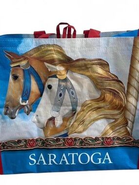 Saratoga Horse Reuseable Bag - 17x16x8”. Large size.